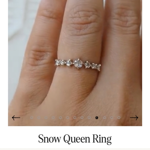 Catbird 14k gold Snow Queen Ring sz 8 1/2 real diamonds - Picture 3 of 16